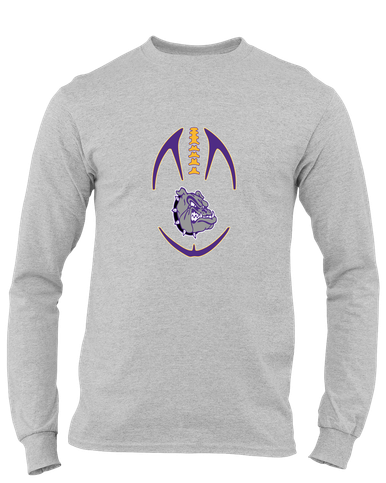 New Haven Bulldogs Football #4 Men's LS T-Shirt