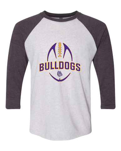 New Haven Bulldogs Football #5 Women's Baseball T-Shirt