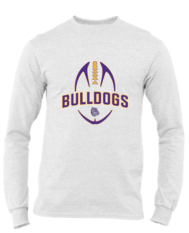 New Haven Bulldogs Football #5 Men's LS T-Shirt
