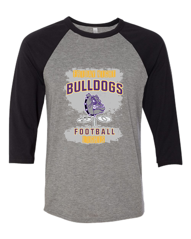 New Haven Bulldogs Football #6 Women's Baseball T-Shirt