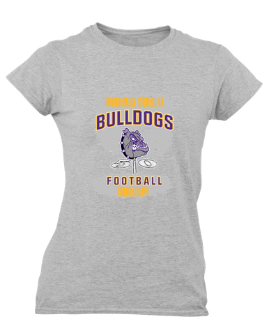 New Haven Bulldogs Football #6 Women's Premium SS T-Shirt