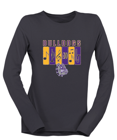 New Haven Bulldogs Band # 2 Women's LS T-Shirt