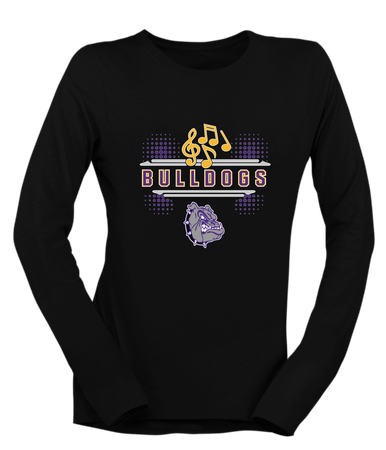 New Haven Bulldogs Band # 3 Women's Premium LS T-Shirt
