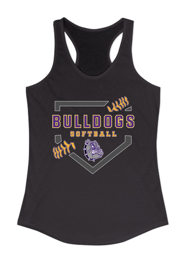 New Haven Bulldogs Softball #2 Women's Tank Top