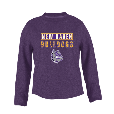 New Haven Bulldogs Mascot #9 Women's Sweatshirt