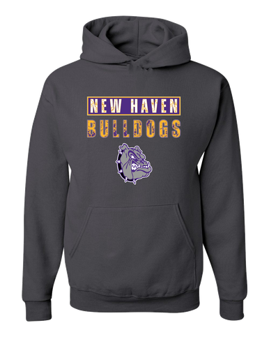 New Haven Bulldogs Mascot #9 Men's Premium Hoodie