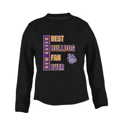 New Haven Bulldogs Best Bulldog Fan Women's Sweatshirt