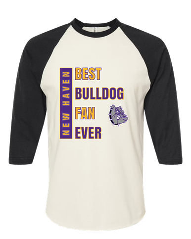New Haven Bulldogs Best Bulldog Fan Men's Baseball T-Shirt