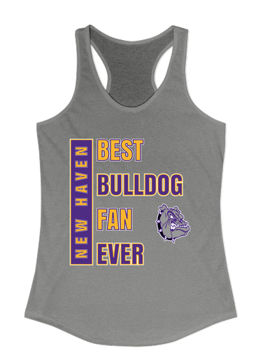 New Haven Bulldogs Best Bulldog Fan Women's Tank Top
