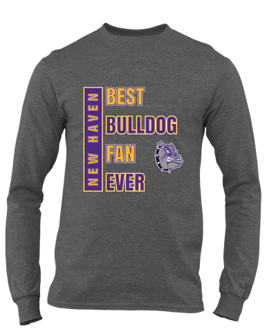 New Haven Bulldogs Best Bulldog Fan Men's LS T-Shirt