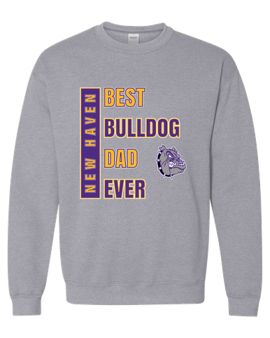 New Haven Bulldogs Best Bulldog Dad Men's Sweatshirt
