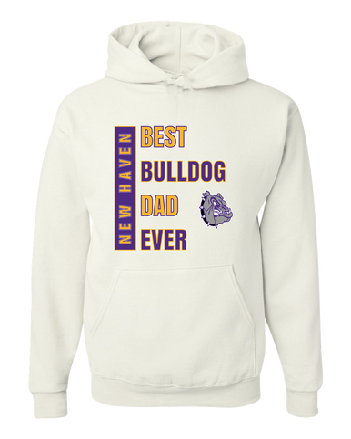 New Haven Bulldogs Best Bulldog Dad Men's Premium Hoodie