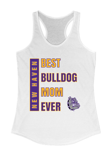 New Haven Bulldogs Best Bulldog Mom Women's Tank Top