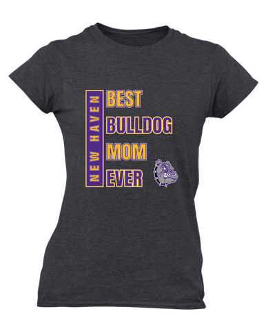 New Haven Bulldogs Best Bulldog Mom Women's SS T-Shirt