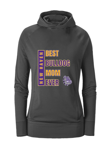New Haven Bulldogs Best Bulldog Mom Women's Hoodie