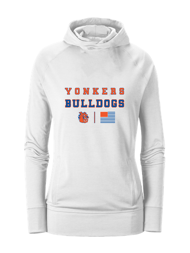 Yonkers Bulldogs Spirit Flag Women's Hoodie