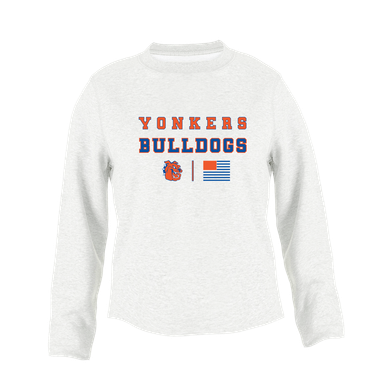 Yonkers Bulldogs Spirit Flag Women's Sweatshirt