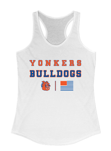 Yonkers Bulldogs Spirit Flag Women's Tank Top