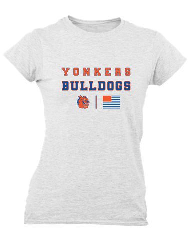 Yonkers Bulldogs Spirit Flag Women's SS T-Shirt