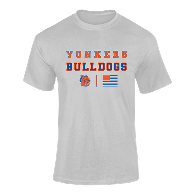 Yonkers Bulldogs Spirit Flag Men's Premium SS T-Shirt