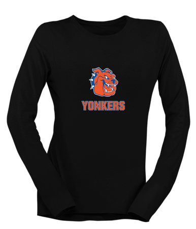 Yonkers Bulldogs Mascot #2 Women's LS T-Shirt