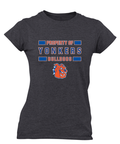 Yonkers Bulldogs Property Of Women's SS T-Shirt