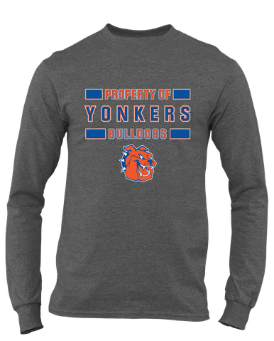 Yonkers Bulldogs Property Of Men's LS T-Shirt