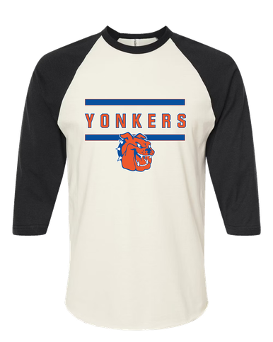 Yonkers Bulldogs Mascot #4 Women's Baseball T-Shirt