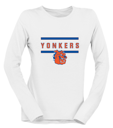 Yonkers Bulldogs Mascot #4 Women's Premium LS T-Shirt