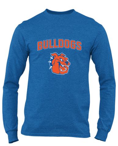 Yonkers Bulldogs Mascot #6 Men's LS T-Shirt