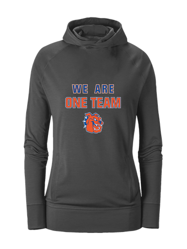 Yonkers Bulldogs We Are One Team Women's Hoodie