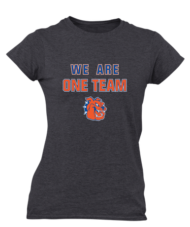 Yonkers Bulldogs We Are One Team Women's SS T-Shirt
