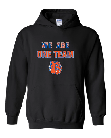 Yonkers Bulldogs We Are One Team Men's Hoodie