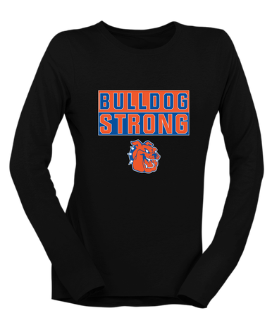 Yonkers Bulldogs Strong #1 Women's LS T-Shirt