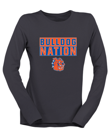 Yonkers Bulldogs Nation #1 Women's LS T-Shirt