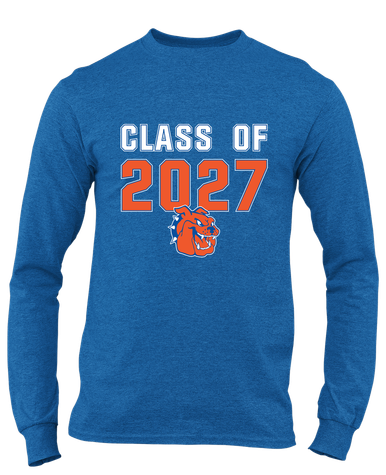 Yonkers Bulldogs Class of 2027 Men's LS T-Shirt