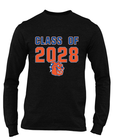 Yonkers Bulldogs Class of 2028 Men's LS T-Shirt