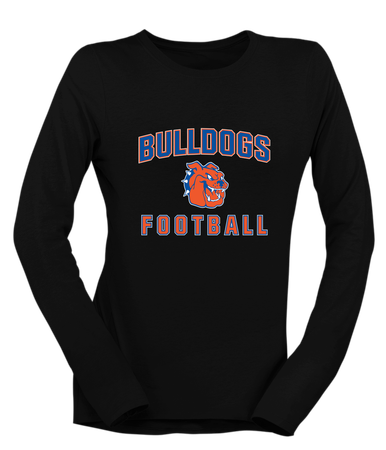 Yonkers Bulldogs Football #1 Women's LS T-Shirt