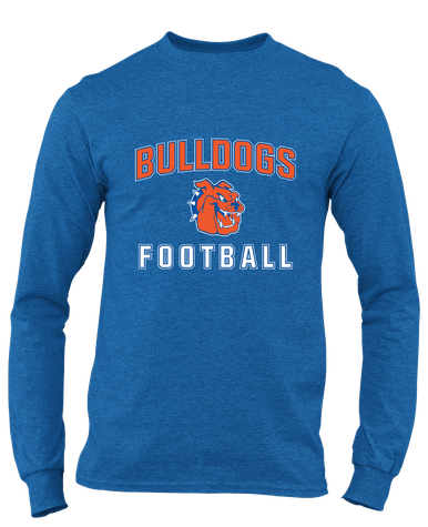 Yonkers Bulldogs Football #1 Men's LS T-Shirt