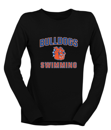 Yonkers Bulldogs Swimming Women's Premium LS T-Shirt