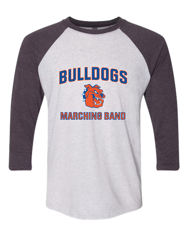 Yonkers Bulldogs Marching Band Women's Baseball T-Shirt