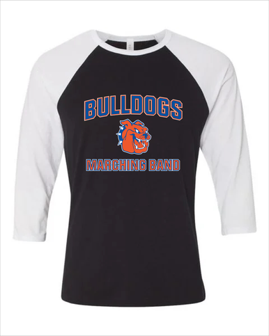 Yonkers Bulldogs Marching Band Men's Baseball T-Shirt