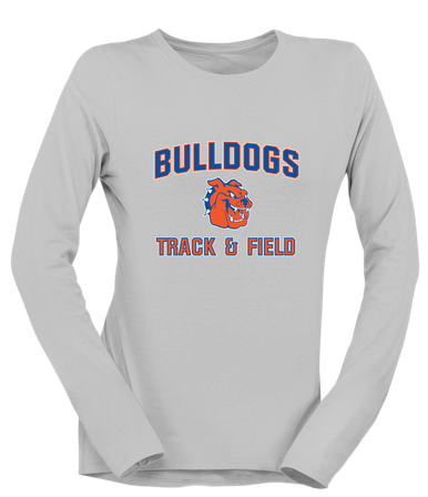 Yonkers Bulldogs Track & Field Women's LS T-Shirt