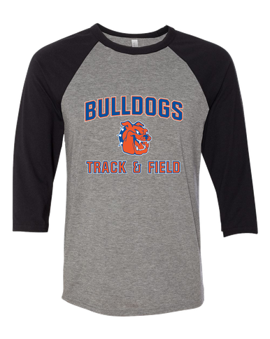 Yonkers Bulldogs Track & Field Women's Baseball T-Shirt