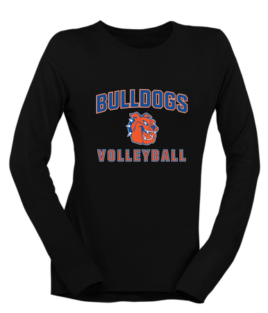 Yonkers Bulldogs Volleyball Women's LS T-Shirt