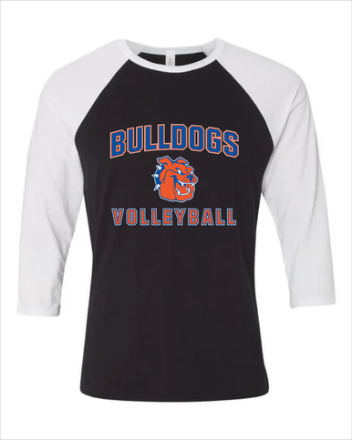 Yonkers Bulldogs Volleyball Women's Baseball T-Shirt