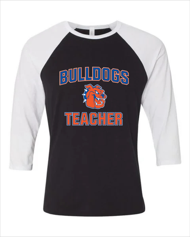 Yonkers Bulldogs Teacher Men's Baseball T-Shirt