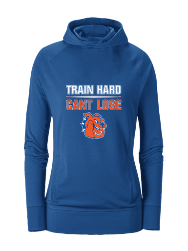 Yonkers Bulldogs Train Hard, Can't Lose Women's Hoodie