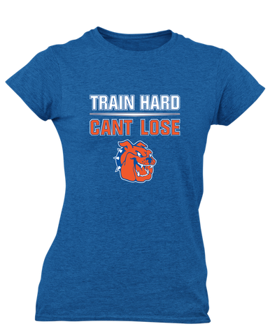 Yonkers Bulldogs Train Hard, Can't Lose Women's SS T-Shirt