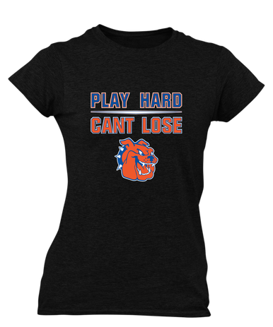 Yonkers Bulldogs Play Hard, Can't Lose Women's Premium SS T-Shirt